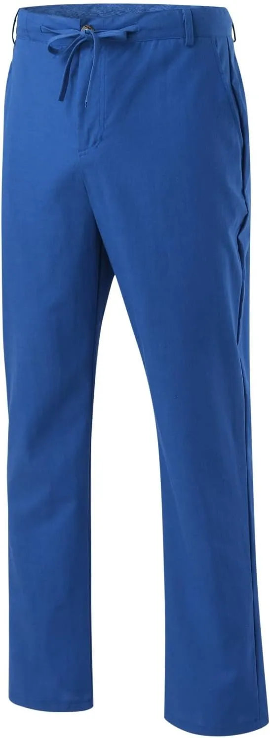 aihihe Mens Navy Casual Pants Pleated Work Pants for Men Men Straight fit Mens Slim fit Dress Pants Stretch Dress Pants