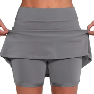 Athletic Skirt with Shorts for Women Golf Skirts High Waisted Tennis Tummy Control Plus Size Skort with Pockets