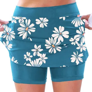 Athletic Skorts for Woman Black High Waisted Tummy Control Women's Yoga Shorts Dressy Casual with Pockets Skirts