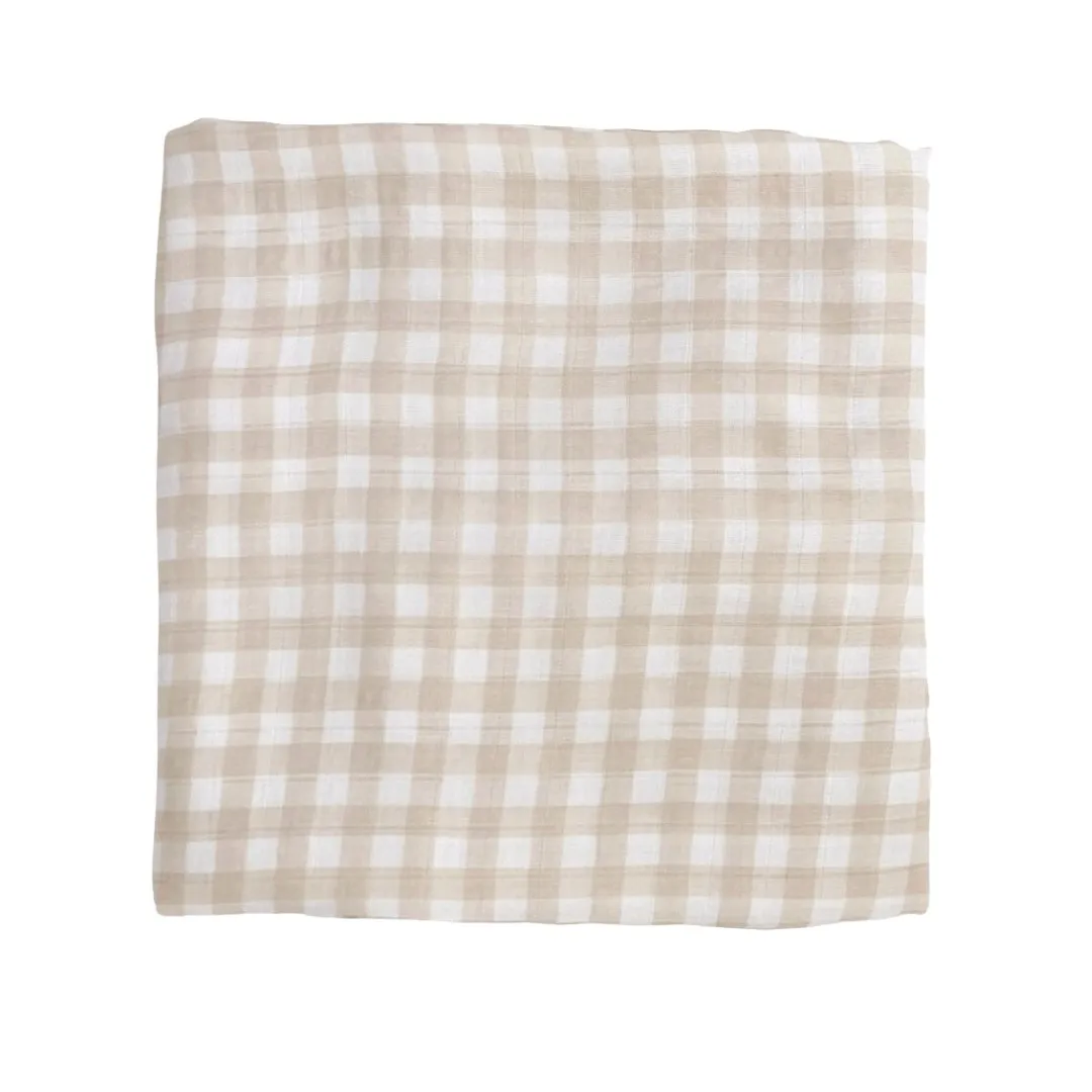Bamboo Muslin Swaddle Blanket - Under the Sea