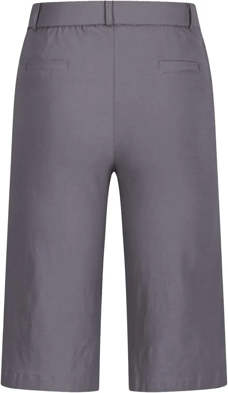 Bermuda Shorts for Women Trendy 2025 Casual Summer High Waisted with Pockets Chino Short Straight Vacation Outfits