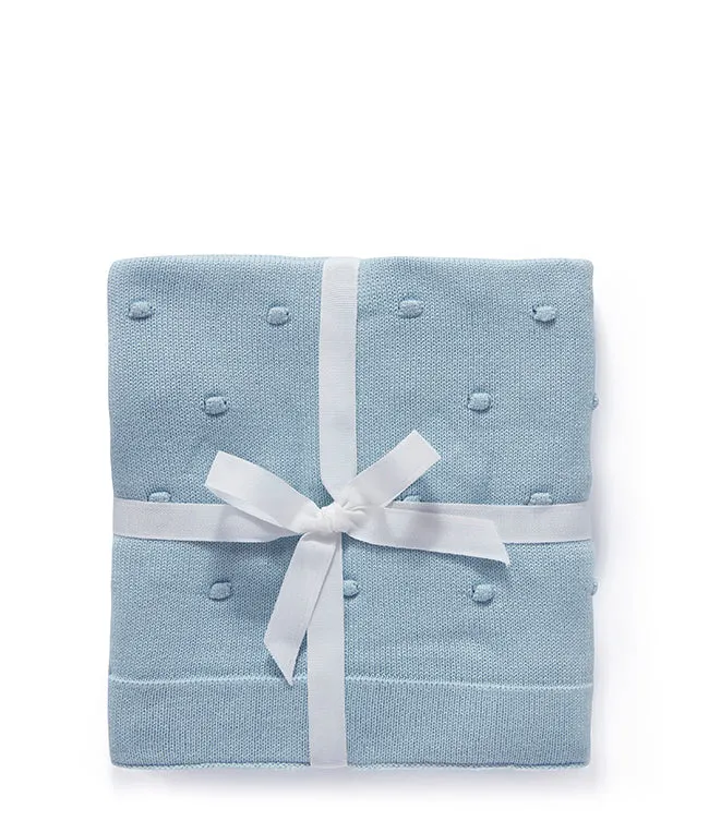 Bobble Baby Blanket - Baby Blue