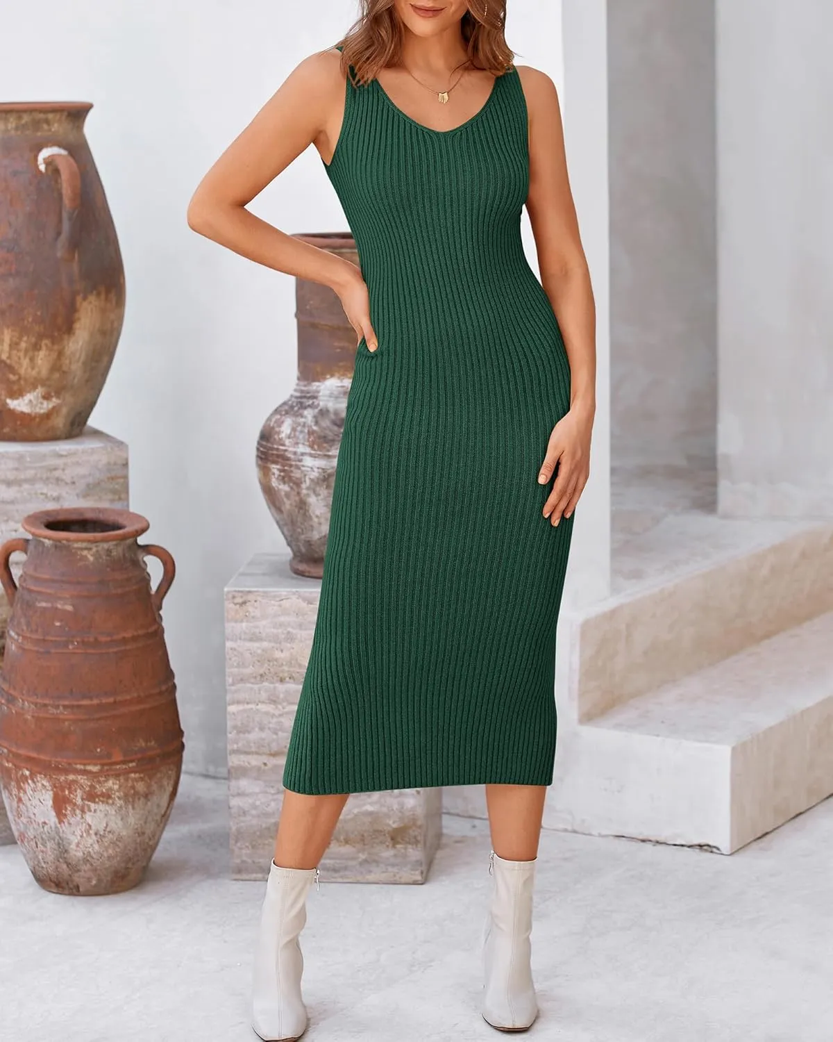BTFBM Women Fall Knit Sweater Dress Set Bodycon Slit Midi Dresses Button Down Long Sleeve Cropped Cardigan 2 Piece Sets