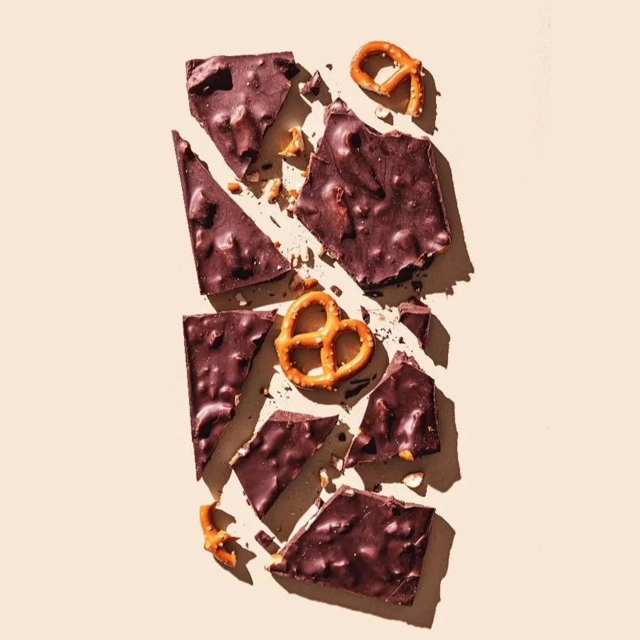 California Love Pretzel Dark Chocolate Bar