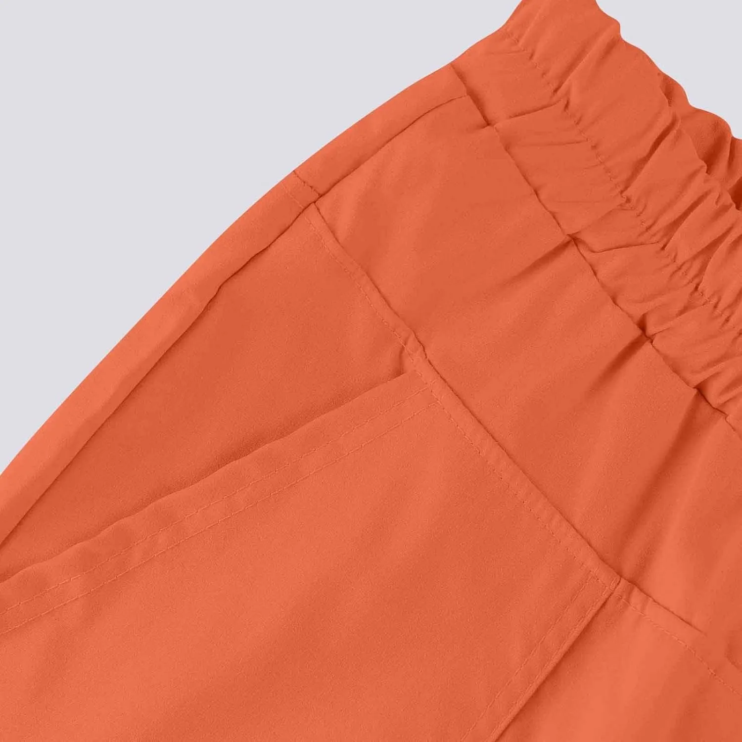 Capris Linen Pants Women Summer High Waisted Drawstring Baggy Tapered Ankle Trousers Fit Lounge Pants with Pockets