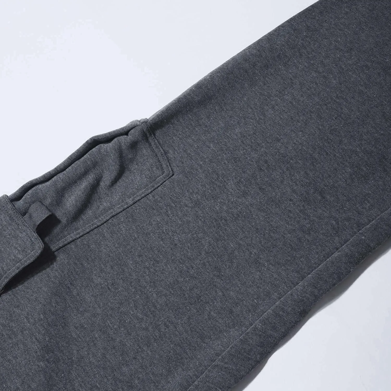 Cargo Sweatpants for Men Heavyweight Fleece Baggy Elastic Waist Drawstring Joggers Fall Trousers with Pockets
