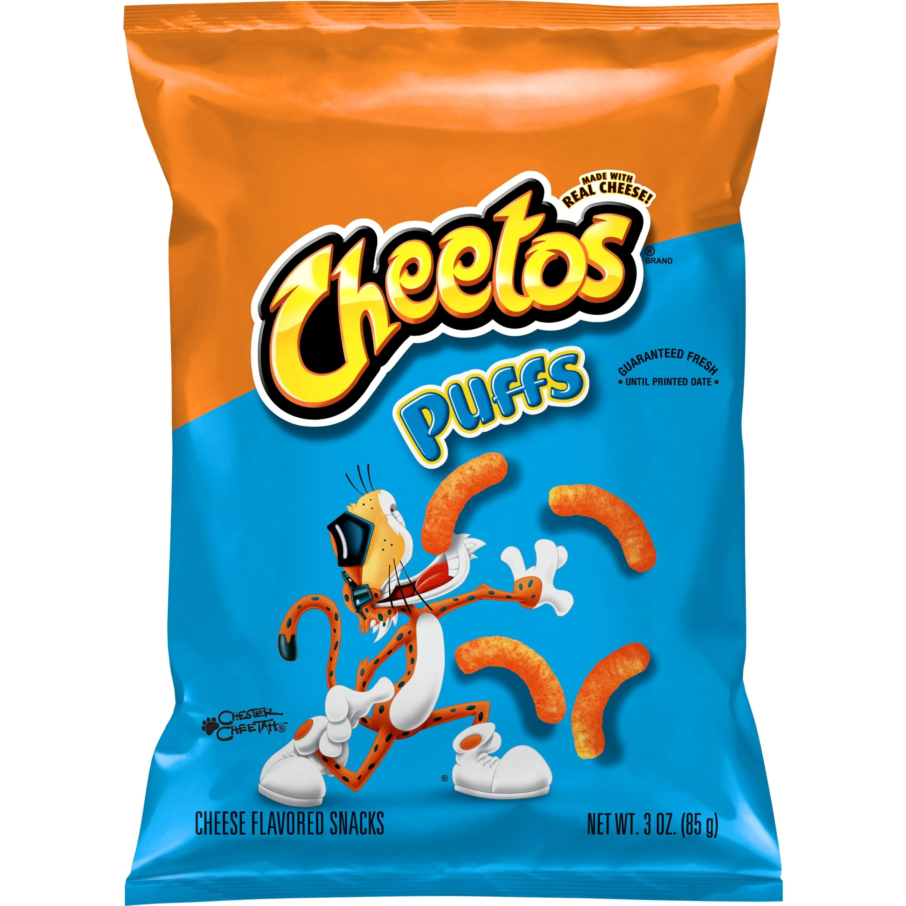 Cheetos Puffs Cheese Flavored Snack Chips, 3 oz Bag