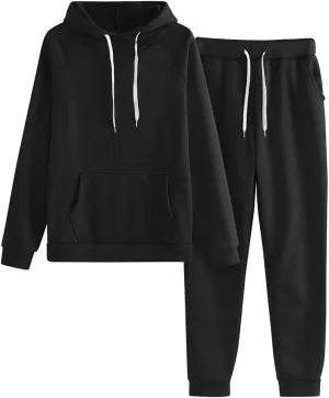 Cute Summer Outfits for Women 2 Piece Lounge Hoodie Oversized Sweatshirt Jogger Sweatpants Tracksuit Set Fall Clothes