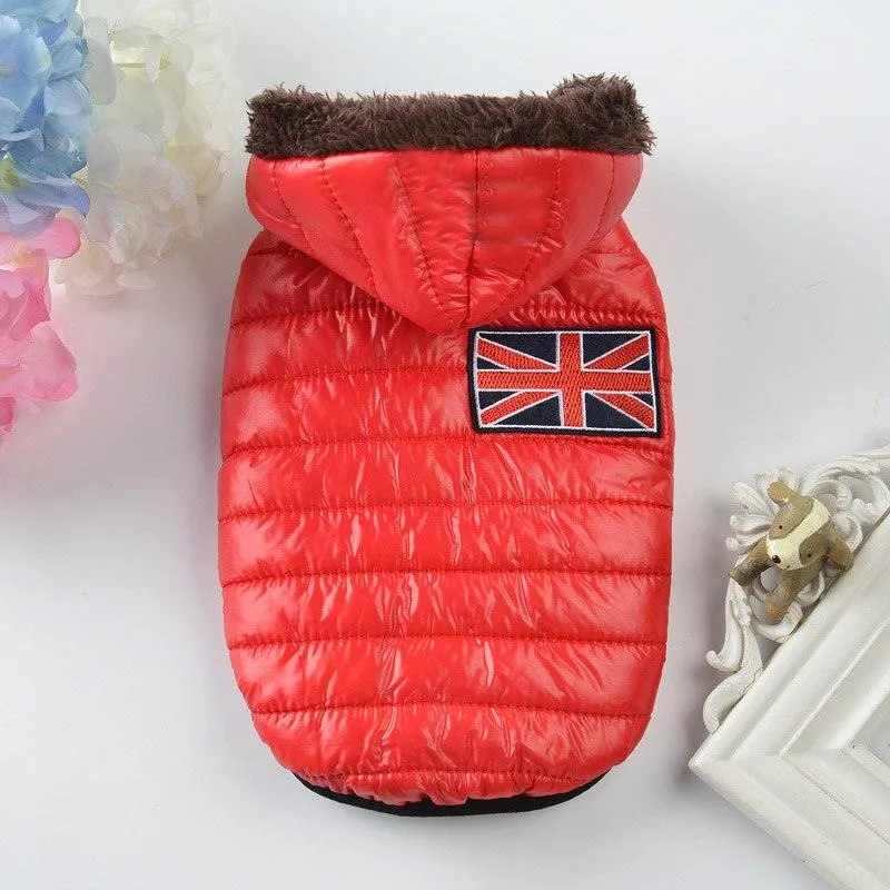 Cute Warm Hooded Dog's Vest