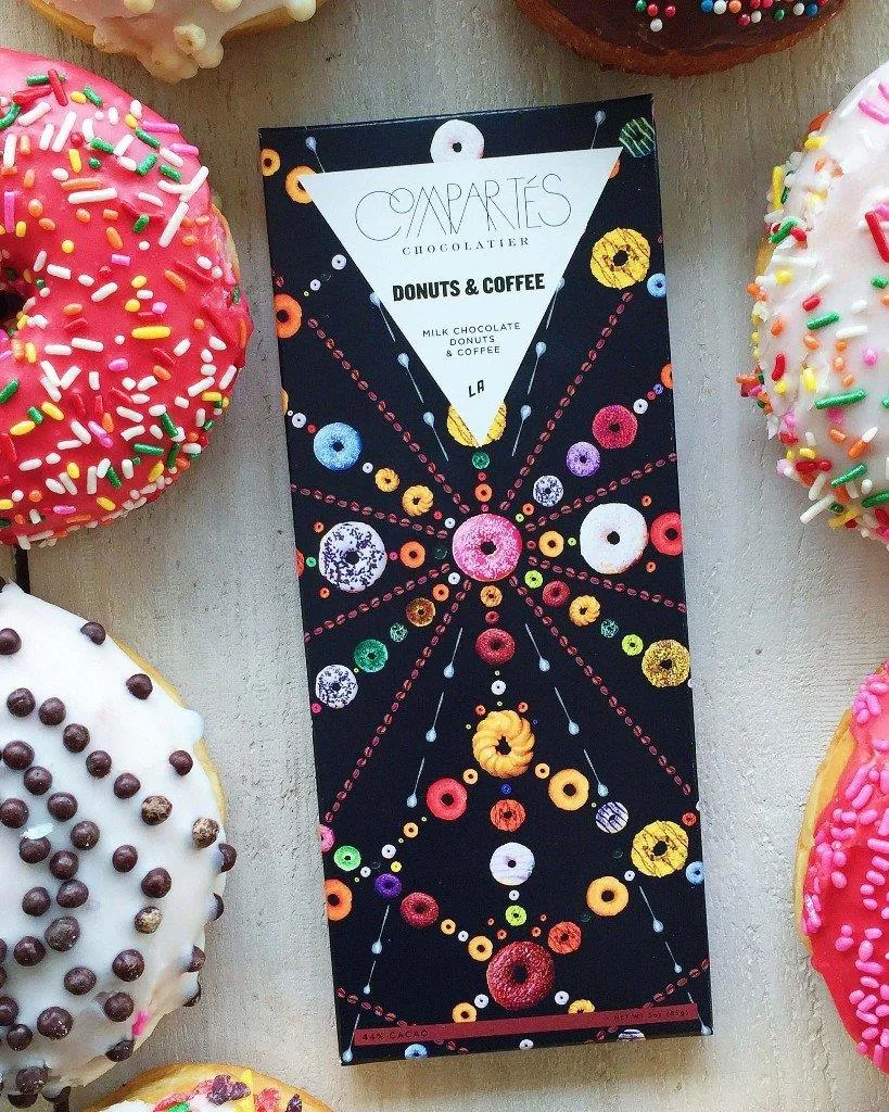 Donuts   Coffee Gourmet Milk Chocolate Bar
