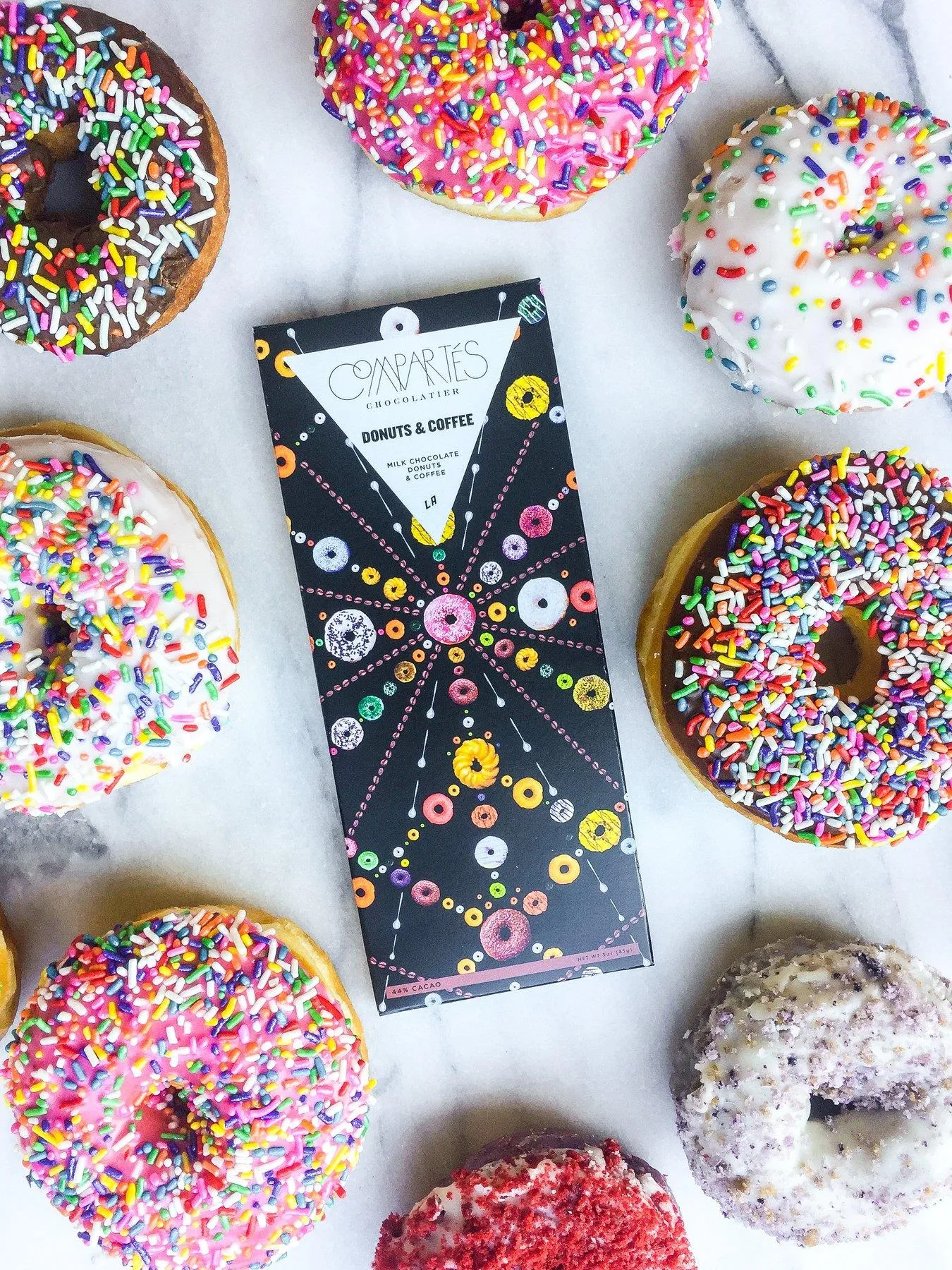 Donuts   Coffee Gourmet Milk Chocolate Bar