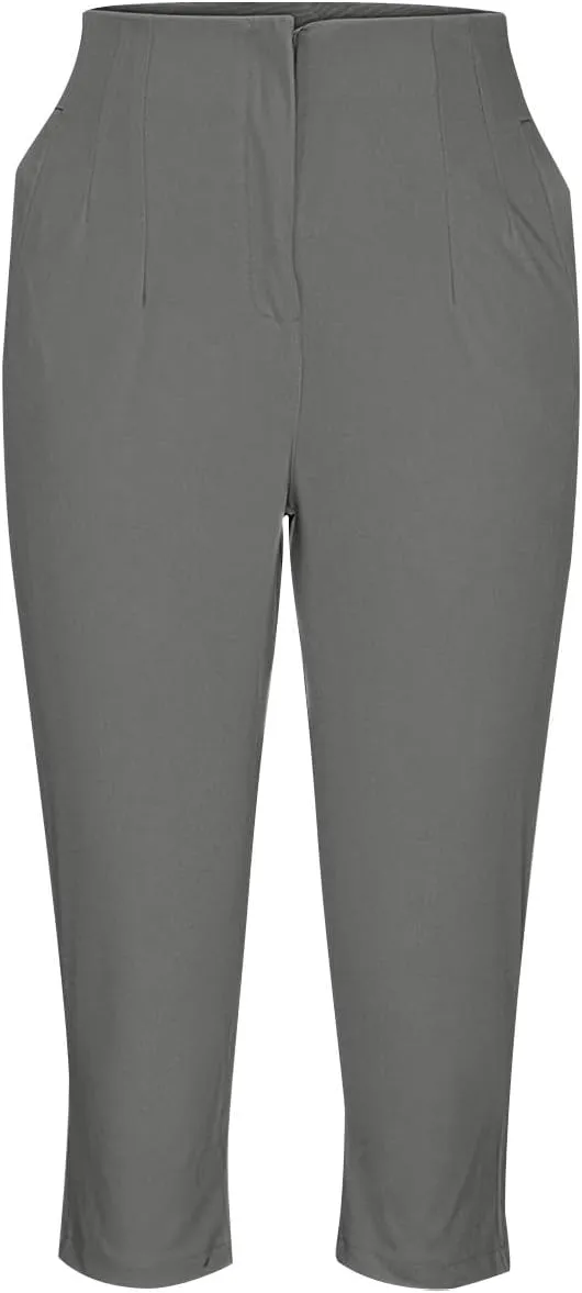 Dress Capri Pants for Women Business Casual Skinny Pencil Pants High Waisted Office Work Slacks Stretch Crop Trousers
