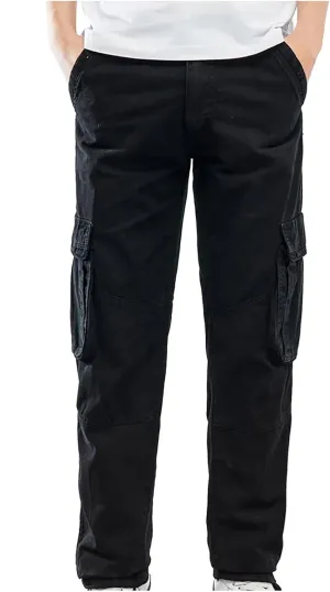 FZVYD Athletic Dress Pants for Men Mens Joggers Cargo Pants Fashion Casual Sweatpants Work Pants Drawstring Loose Trousers
