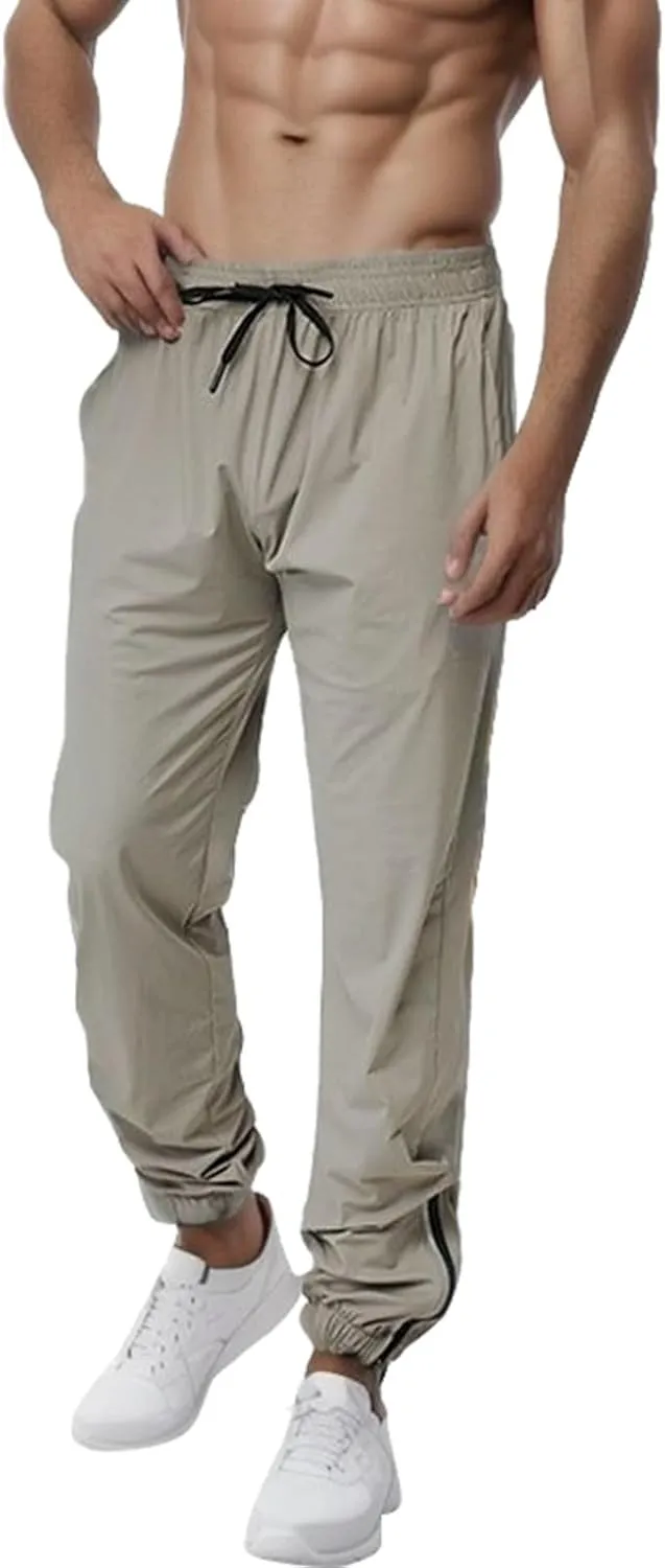 FZVYD Casual Pants Mens Joggers Cargo Pants Fashion Casual Sweatpants Work Pants Drawstring Loose Trousers with Pockets