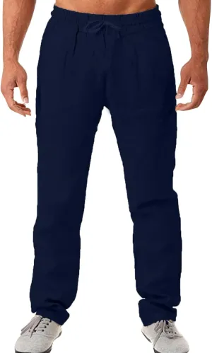 FZVYD Dress Pants for Men Joggers Cargo Pants Fashion Casual Sweatpants Work Pants Drawstring Loose Trousers with Pockets