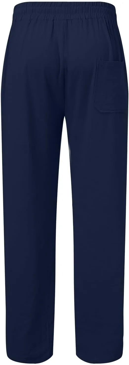 FZVYD Dress Pants for Men Joggers Cargo Pants Fashion Casual Sweatpants Work Pants Drawstring Loose Trousers with Pockets