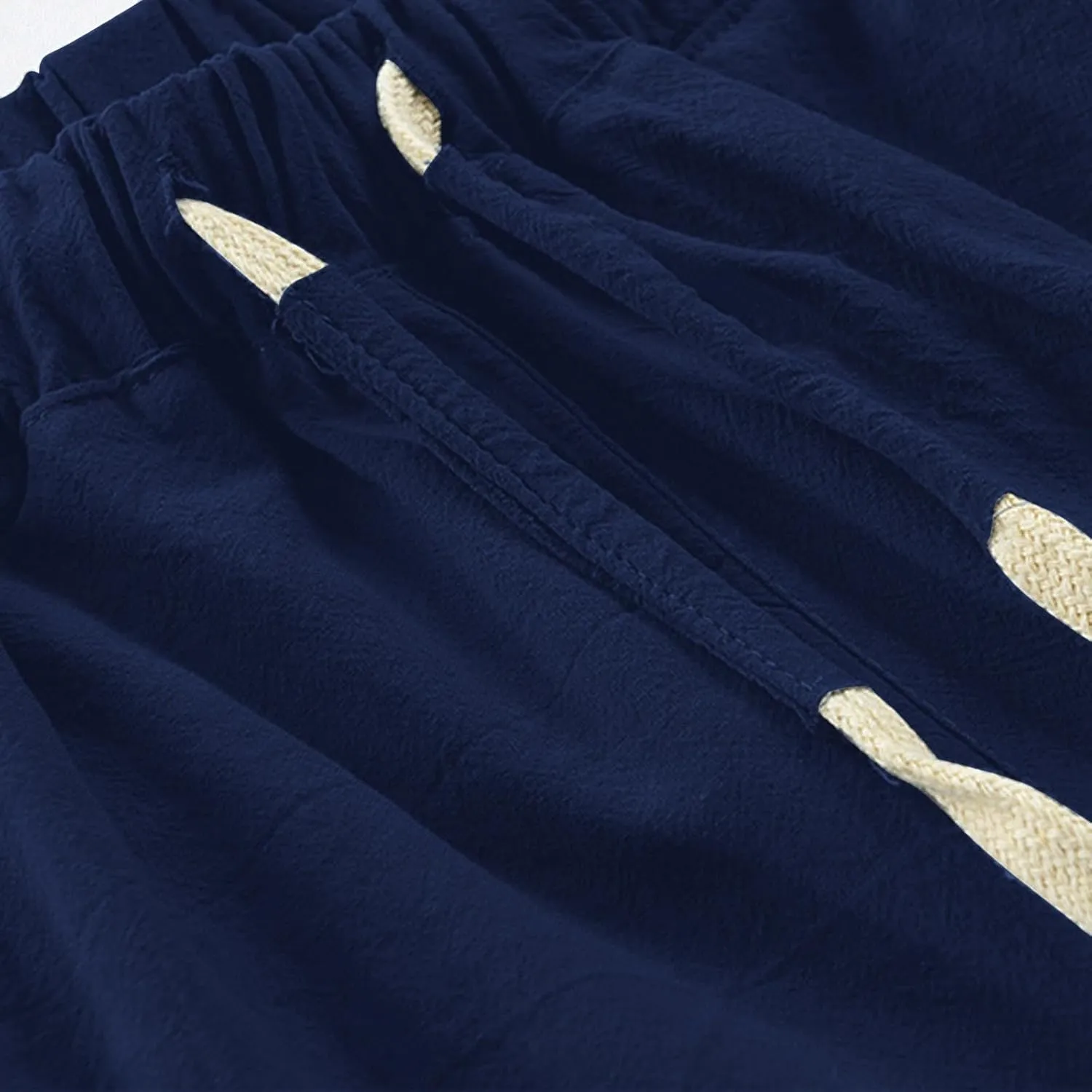 FZVYD Mens Pants Slim Fit Joggers Cargo Pants Fashion Casual Sweatpants Work Pants Drawstring Loose Trousers with Pockets