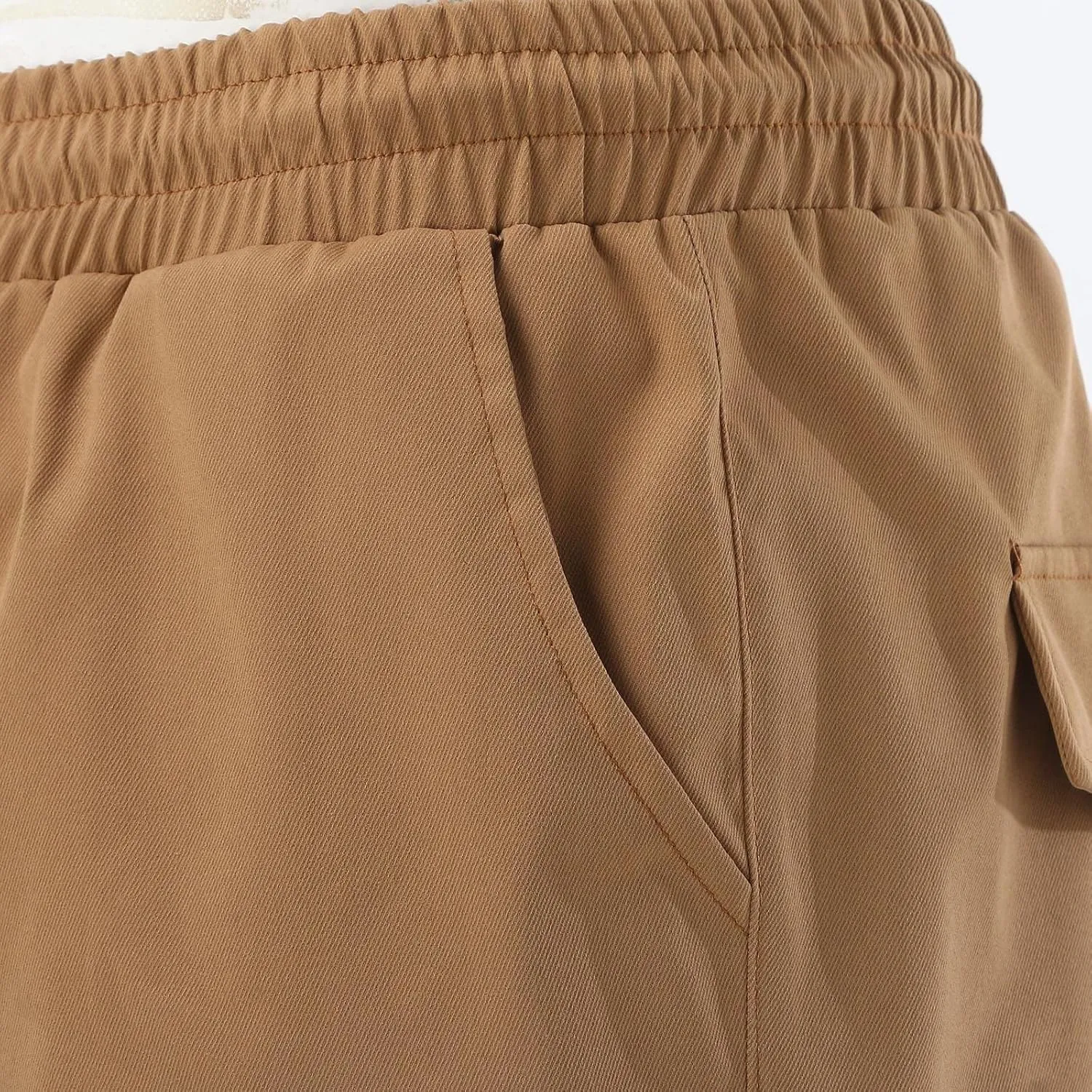 FZVYD Mens Slim Fit Chino Pants Mens Joggers Cargo Pants Fashion Casual Sweatpants Work Pants Drawstring Loose Trousers