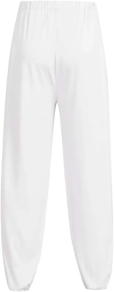 FZVYD Mens Super Soft Yoga Pants Trousers Lounge Pant Hippie Harem Pants Elastic Waist Baggy Boho Casual Drop Crotch Trouser
