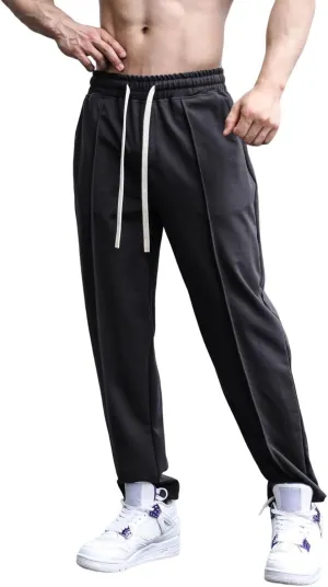 FZVYD Navy Pants Men Mens Joggers Cargo Pants Fashion Casual Sweatpants Work Pants Drawstring Loose Trousers with Pockets