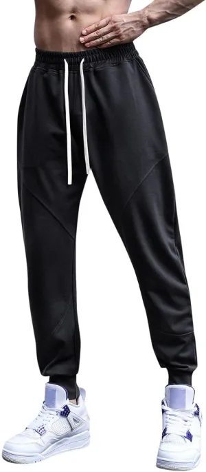 FZVYD Navy Pants Men Mens Joggers Cargo Pants Fashion Casual Sweatpants Work Pants Drawstring Loose Trousers with Pockets
