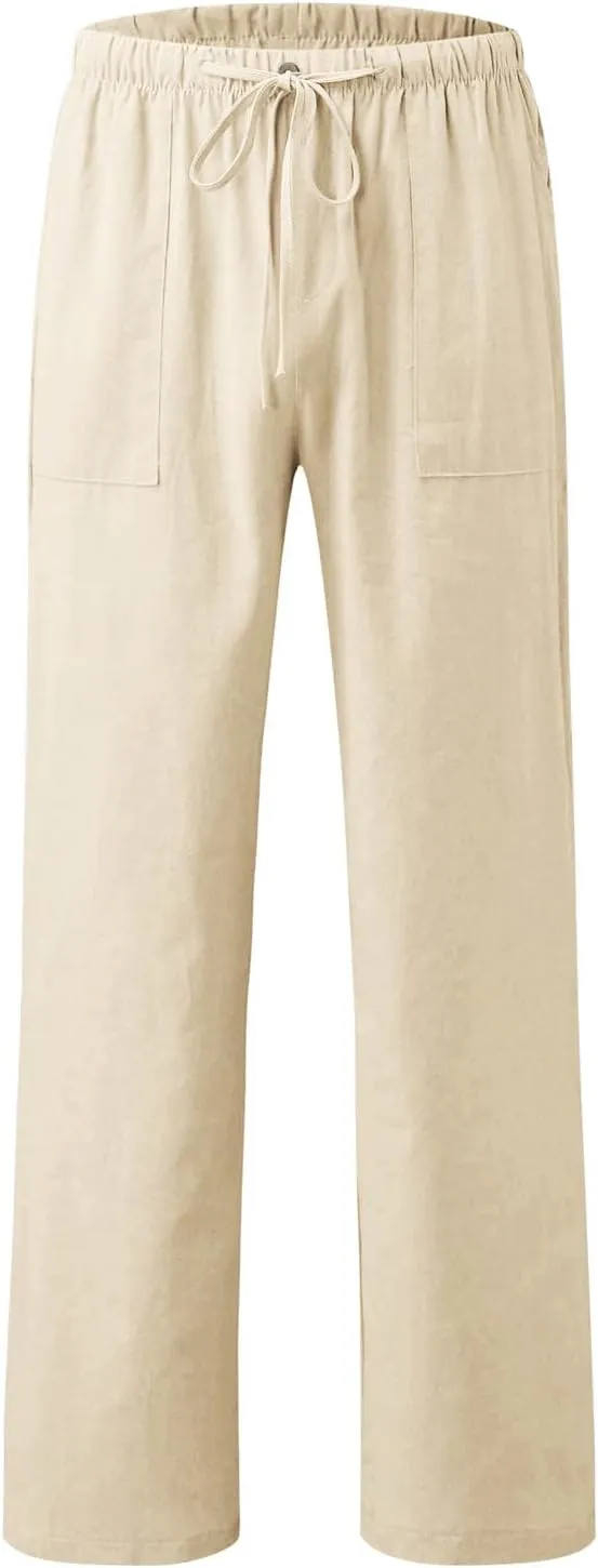 FZVYD Pin Striped Suit Mens Joggers Cargo Pants Fashion Casual Sweatpants Work Pants Drawstring Loose Trousers with Pockets