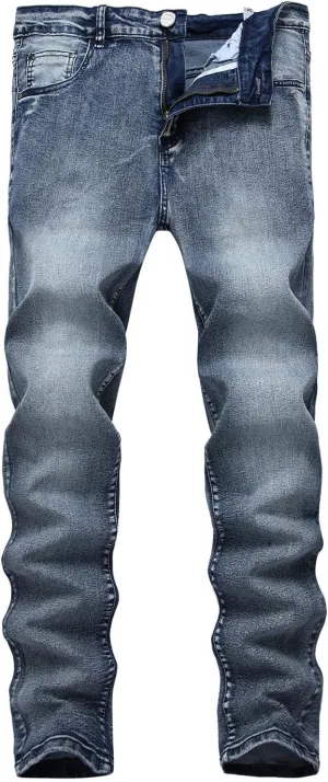 FZVYD Y2k Jeans Men Mens Joggers Cargo Pants Fashion Casual Sweatpants Work Pants Drawstring Loose Trousers with Pockets