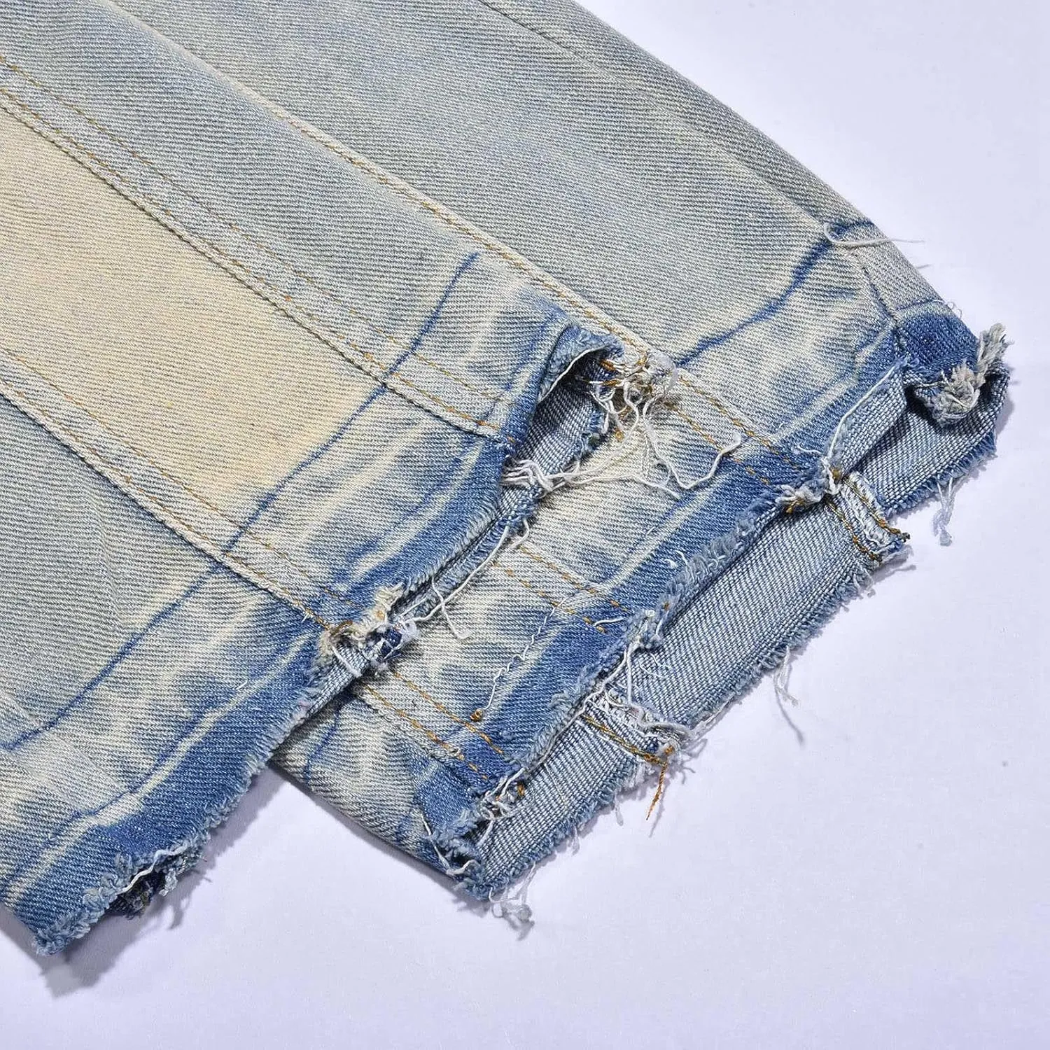 FZVYD Y2k Jeans Men Mens Joggers Cargo Pants Fashion Casual Sweatpants Work Pants Drawstring Loose Trousers with Pockets