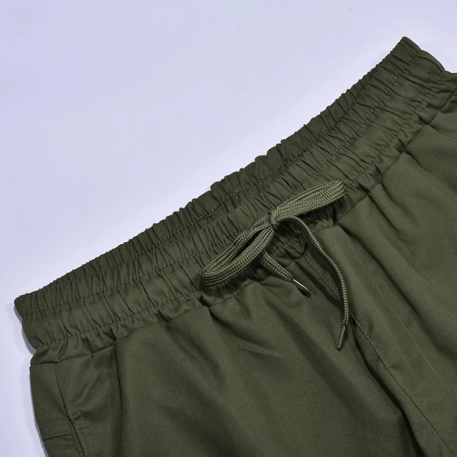 GIERIDUC Men's Casual Cargo Pants Joggers Hiking Sweatpants Chinos Track Pants Elastic Waist Work Pants with Multi-Pockets