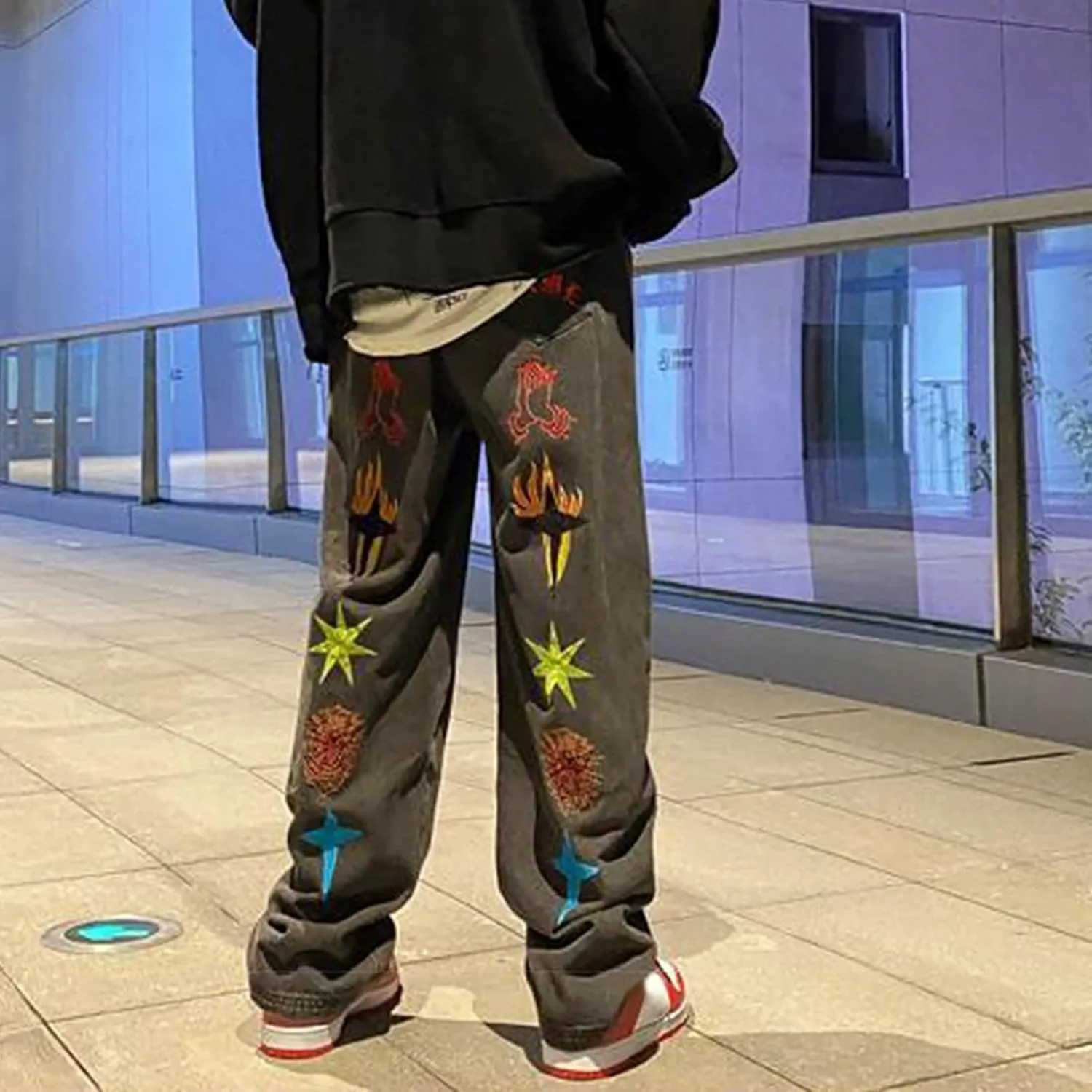 GIERIDUC Mens Corduroy Joggers Pants Men's Heavyweight Thermal Pants Mens Active Exercise Trousers Fashion Trousers for Guys