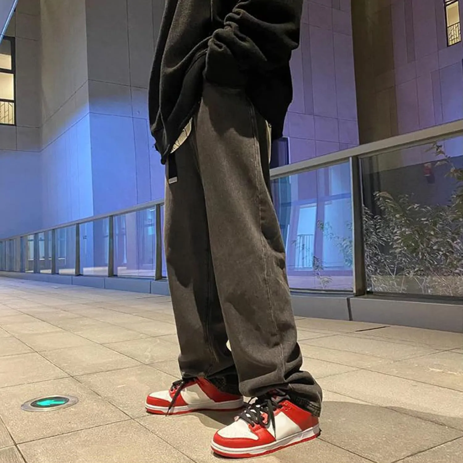 GIERIDUC Mens Corduroy Joggers Pants Men's Heavyweight Thermal Pants Mens Active Exercise Trousers Fashion Trousers for Guys