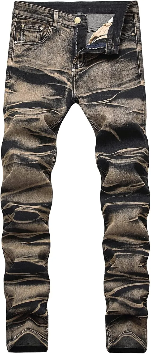 GIERIDUC Men's Drawstring Waist Cargo Pants Men's Lightweight Sweatpants Mens Checkered Dress Pants Mountaineering Trousers