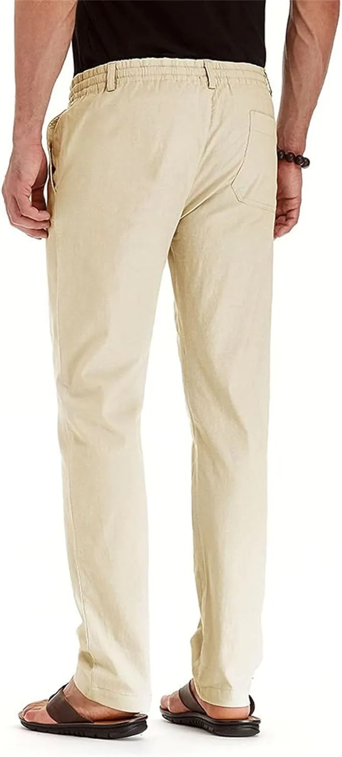 GIERIDUC Men's Drawstring Waist Cargo Pants Sweatpants Men Zipper Pockets Tactical Clothing for Men Heavyweight Joggers Mens