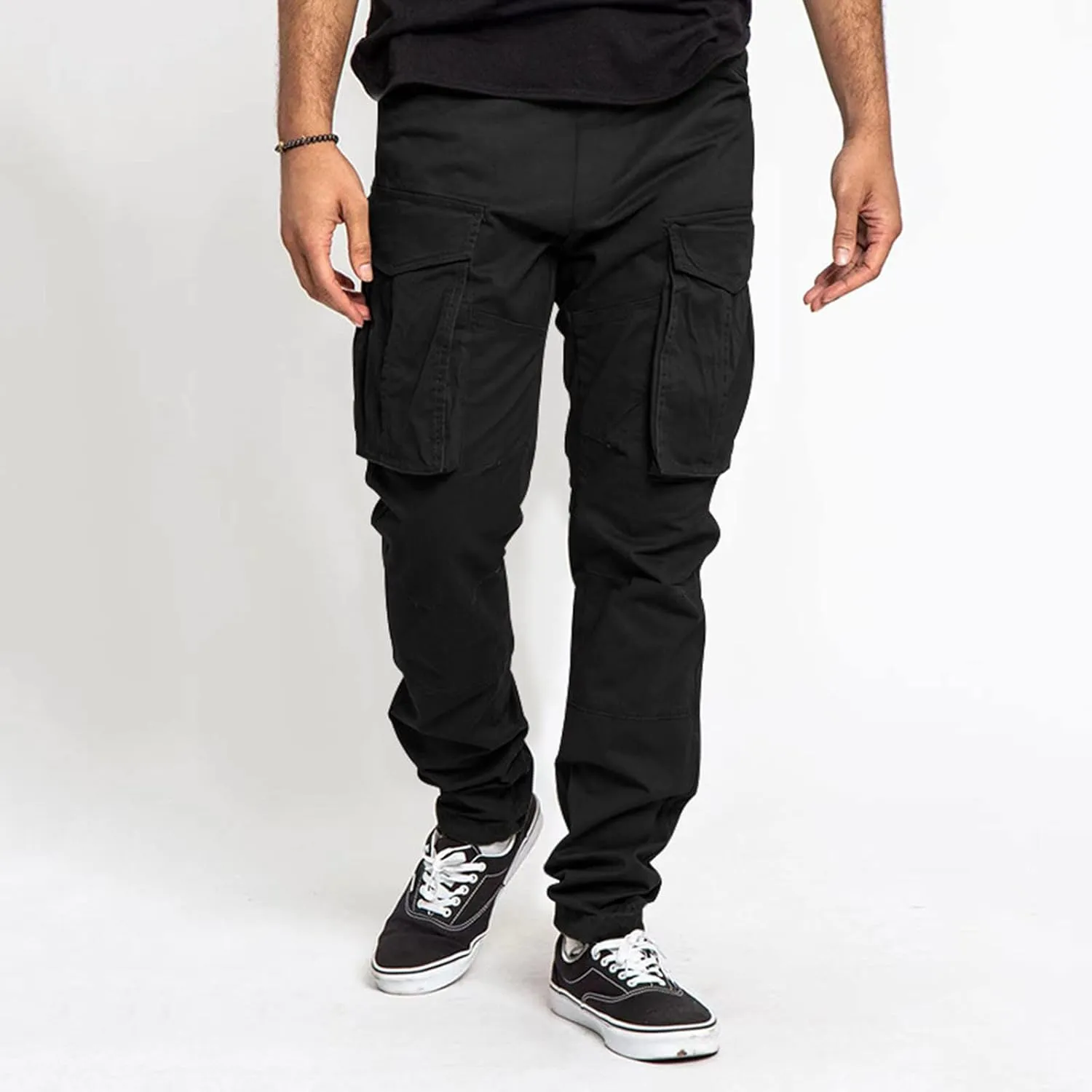 GIERIDUC Mens Stretch Dress Pants Slim Fit Mens Casual Workout Long Pants Mens Outdoor Hiking Pants Mens Tall Athletic Pants