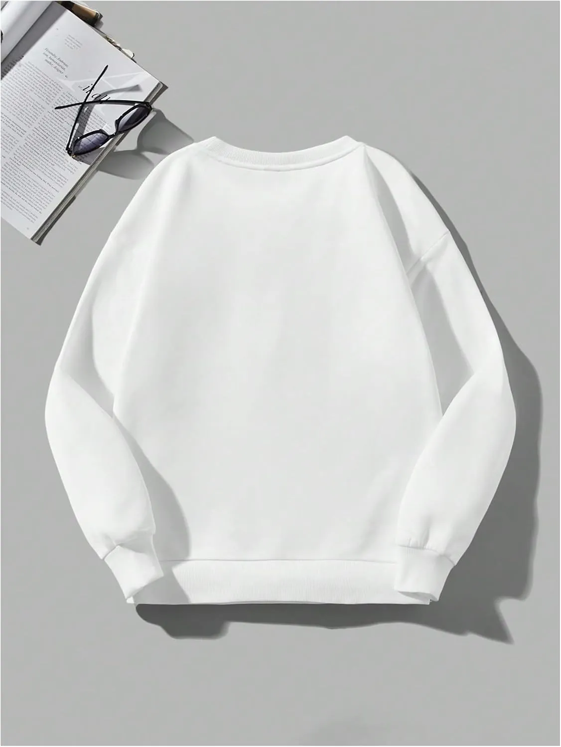 GORGLITTER Women's Y2K Graphic Hoodies Trendy Cute Letter Long Sleeve Preppy Hooded Sweatshirt Spring Fashion Outfits