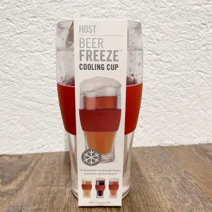 HOST Beer Freeze Pint Glass in Orange