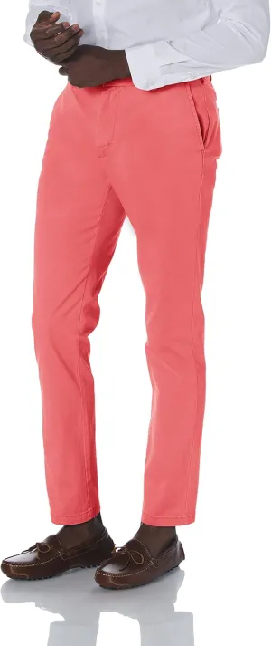 IZOD Men's Saltwater Stretch Flat Front Fit Chino Pant