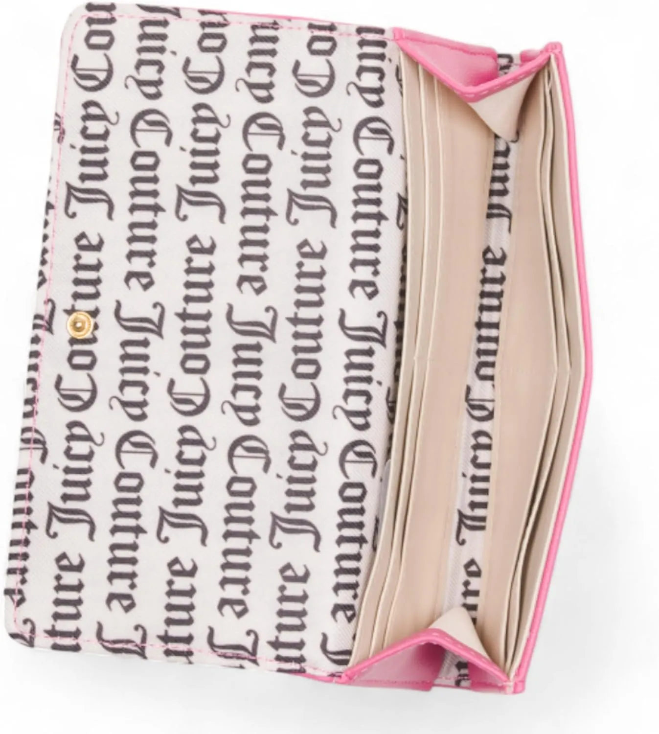Juicy Couture Womens Single Gusset Flap Clutch