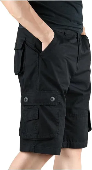 LCMTWX Shorts for Men Leisure Overalls Summer Men's and Color Pants with Multi-Pocket Men's Pants Mens Stretch Shorts Men