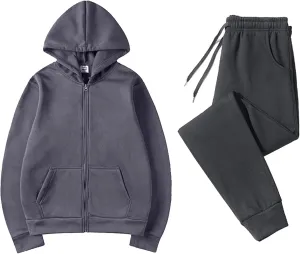 Lounge Sets for Women 2024 Long Sleeve V Neck Elastic Waist Sweatsuit Sweatshirt Wide Leg