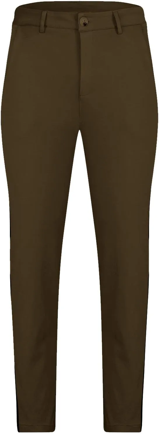 Men Suit Dress Pants Slim Fit Stretch Flat-Front Skinny Chino Pants Business Casual Golf Pants for Groomsmen Wedding