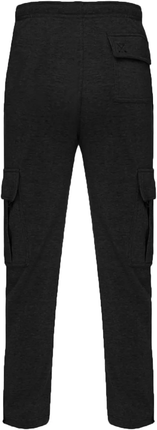Men's Fashion Casual Cargo Pants Athletic Pants Joggers Outdoor Hiking Work Pants with Multi Pockets Sweatpants