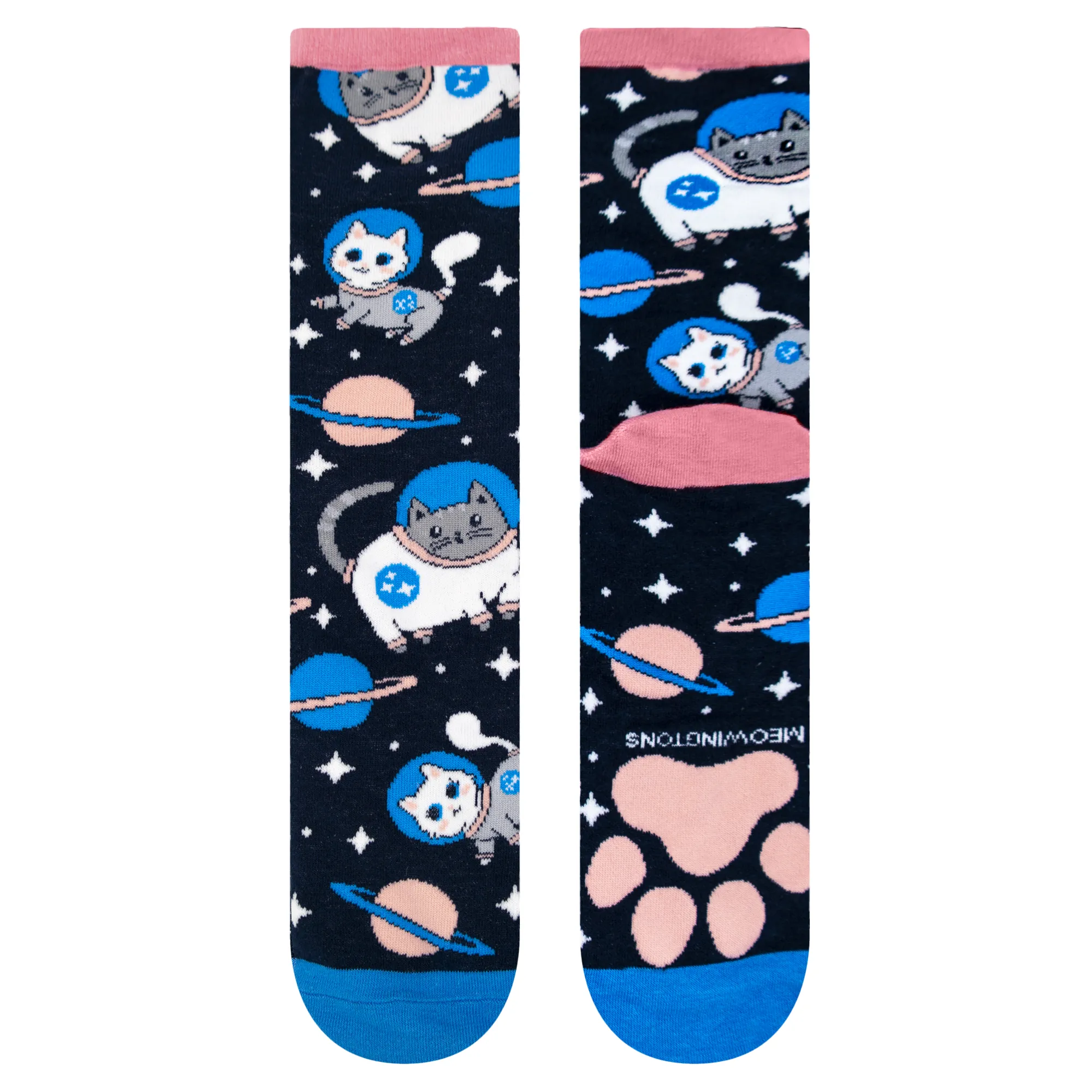 Mix & Match Meowter Space Cat Socks (3-Pack)