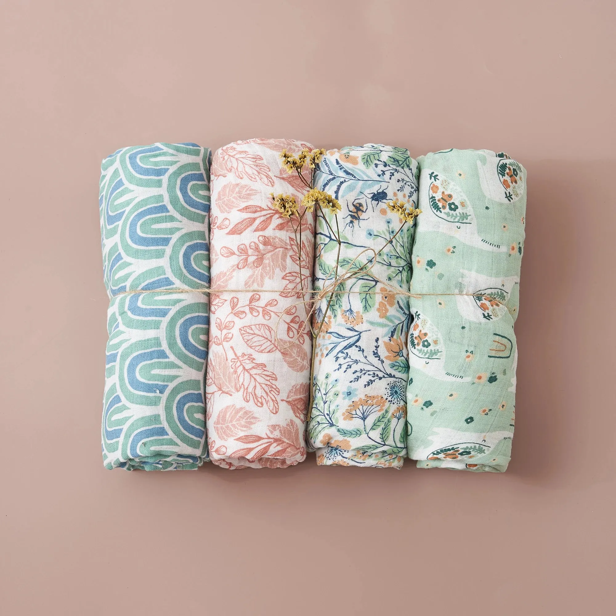 Muslin Swaddle Blanket Set