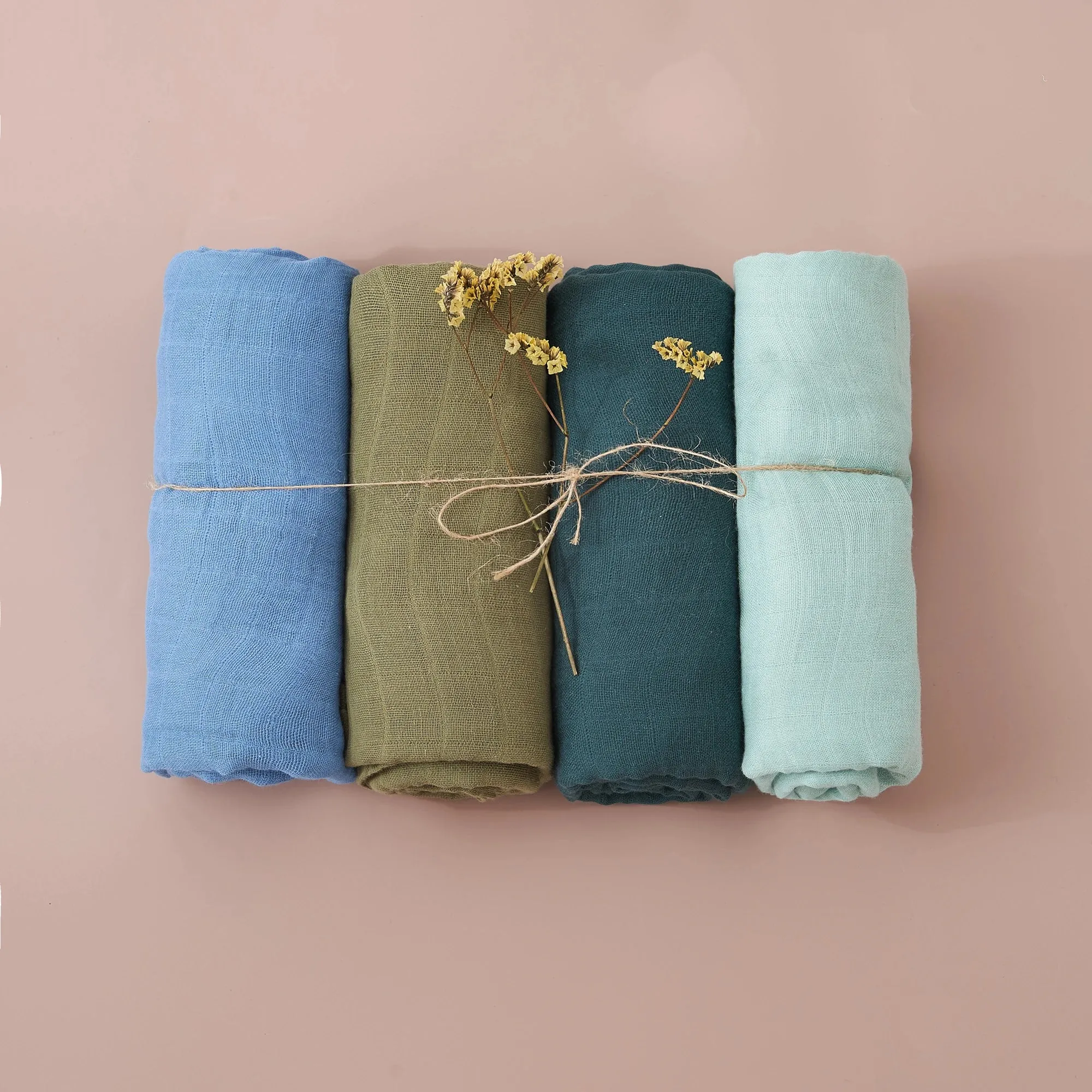 Muslin Swaddle Blanket Set
