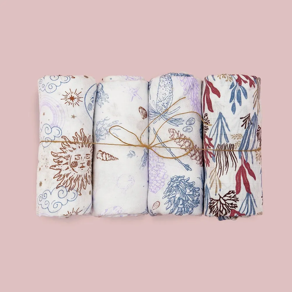Muslin Swaddle Blanket Set