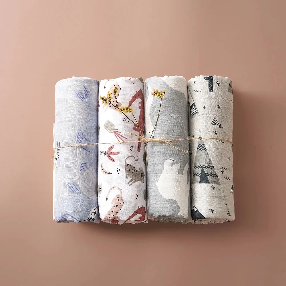 Muslin Swaddle Blanket Set