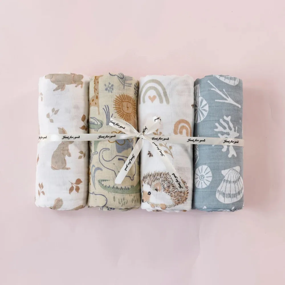 Muslin Swaddle Blanket Set