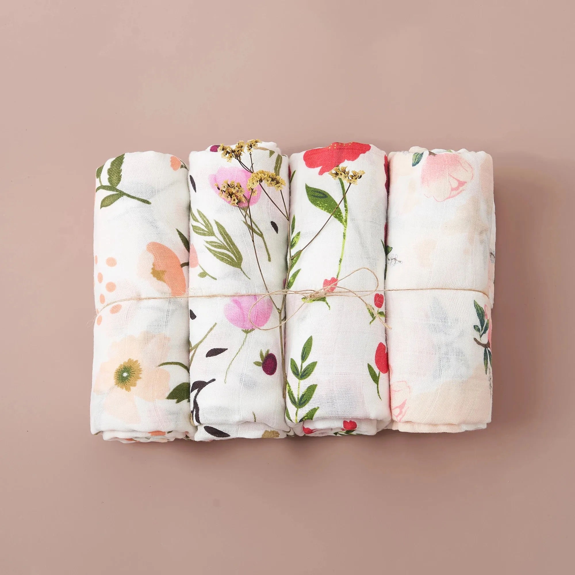 Muslin Swaddle Blanket Set