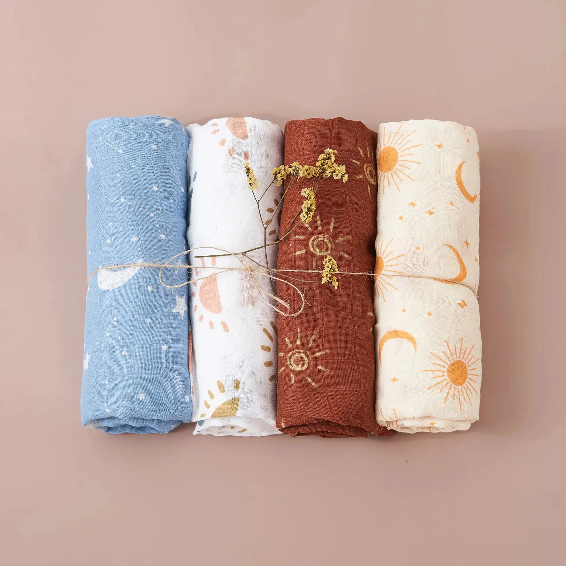 Muslin Swaddle Blanket Set